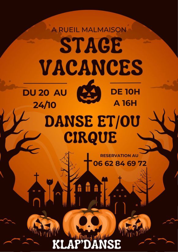 Danse ou acrobaties du 20 au 24 octobre de 10h à 16h