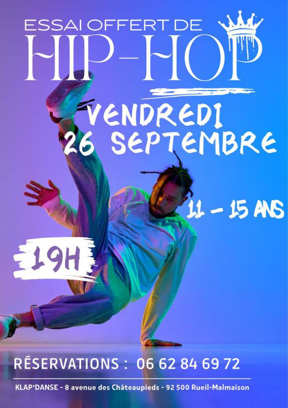 Hip hop Rueil chez Klap'Danse