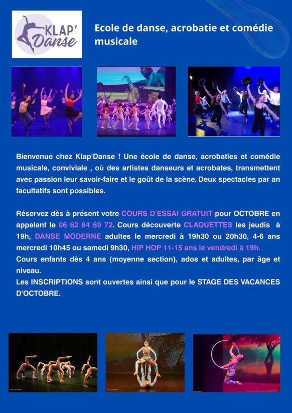 Essayez un cours de danse à Rueil chez Klap'Danse