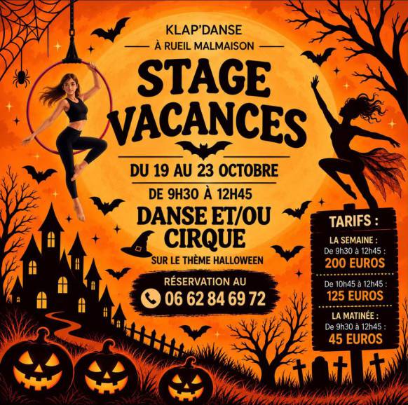 Stage vacances à Rueil chez Klap'Danse