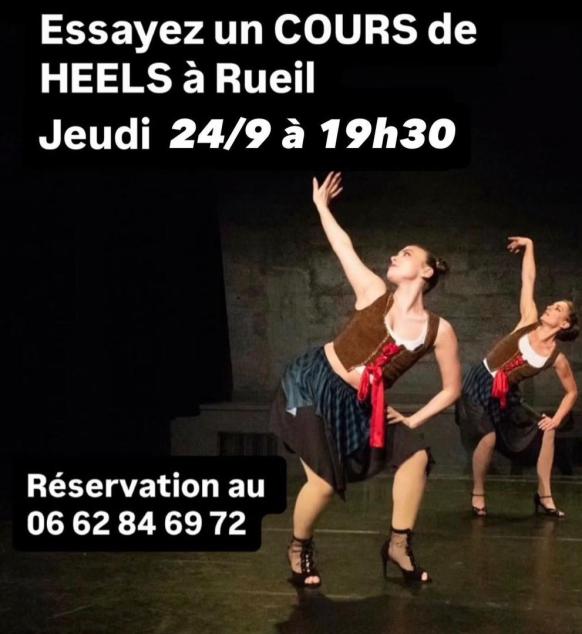 Essayez un cours de Heels Jeudi 24/9 à 19h30