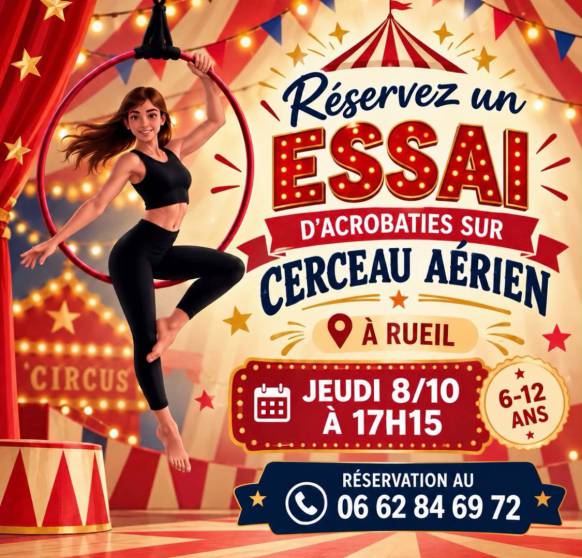 Cirque Rueil et Danse Rueil chez Klap'Danse . Essais offerts